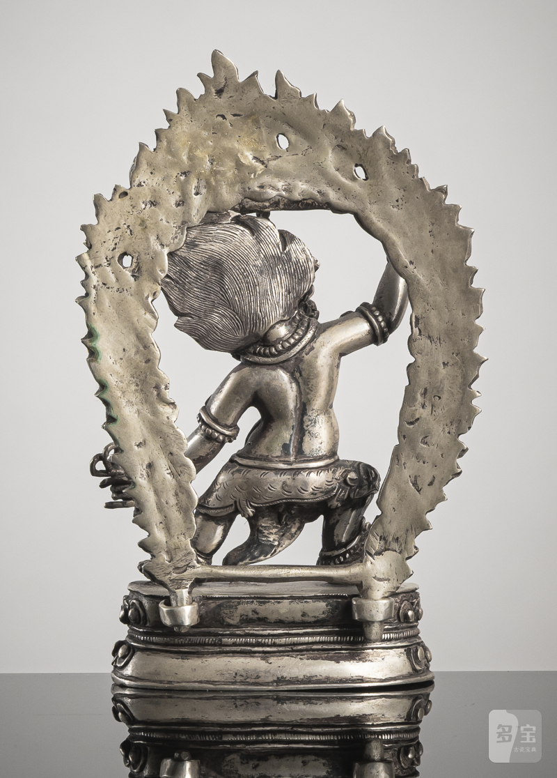 A SILVER FIGURE OF ACALA - 图2